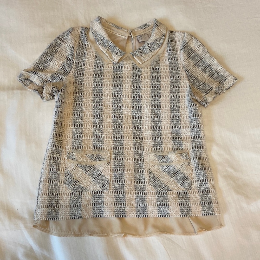 Anthropologie 9-H15 Stcl blouse